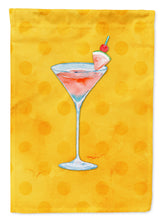 Load image into Gallery viewer, Summer Martini Yellow Polkadot Garden Flag - Outdoor Decorative Yard Flag BB8217GF