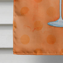 Load image into Gallery viewer, Summer Martini Orange Polkadot Flag Canvas House Size BB8218CHF