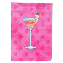 Load image into Gallery viewer, Summer Martini Pink Polkadot Flag Canvas House Size BB8219CHF