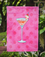 Load image into Gallery viewer, Summer Martini Pink Polkadot Garden Flag - Outdoor Decorative Yard Flag BB8219GF