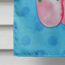 Load image into Gallery viewer, Pink Flip Flops Blue Polkadot Flag Canvas House Size BB8221CHF