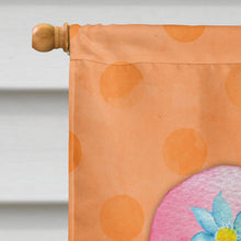 Load image into Gallery viewer, Pink Flip Flops Orange Polkadot Flag Canvas House Size BB8223CHF