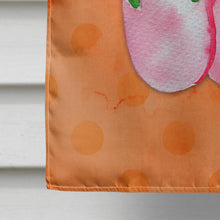 Load image into Gallery viewer, Pink Flip Flops Orange Polkadot Flag Canvas House Size BB8223CHF
