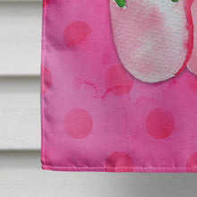 Load image into Gallery viewer, Pink Flip Flops Pink Polkadot Flag Canvas House Size BB8224CHF