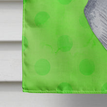 Load image into Gallery viewer, Sea Gull Green Polkadot Flag Canvas House Size BB8225CHF