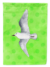 Load image into Gallery viewer, Sea Gull Green Polkadot Garden Flag - Outdoor Decorative Yard Flag BB8225GF