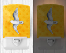 Load image into Gallery viewer, Sea Gull Yellow Polkadot Ceramic Night Light BB8227CNL