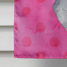 Load image into Gallery viewer, Sea Gull Pink Polkadot Flag Canvas House Size BB8229CHF
