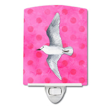 Load image into Gallery viewer, Sea Gull Pink Polkadot Ceramic Night Light BB8229CNL
