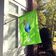 Load image into Gallery viewer, Summer Cocktail Green Polkadot Flag Canvas House Size BB8230CHF