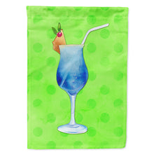Load image into Gallery viewer, Summer Cocktail Green Polkadot Flag Canvas House Size BB8230CHF