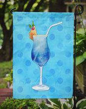 Load image into Gallery viewer, Summer Cocktail Blue Polkadot Garden Flag - Outdoor Decorative Yard Flag BB8231GF