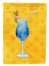 Load image into Gallery viewer, Summer Cocktail Yellow Polkadot Garden Flag - Outdoor Decorative Yard Flag BB8232GF