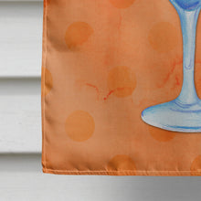 Load image into Gallery viewer, Summer Cocktail Orange Polkadot Flag Canvas House Size BB8233CHF