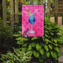 Load image into Gallery viewer, Summer Cocktail Pink Polkadot Garden Flag - Outdoor Decorative Yard Flag BB8234GF