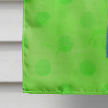 Load image into Gallery viewer, Sting Ray Green Polkadot Flag Canvas House Size BB8235CHF