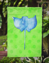 Load image into Gallery viewer, Sting Ray Green Polkadot Garden Flag - Outdoor Decorative Yard Flag BB8235GF