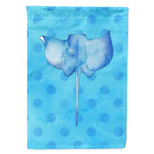 Load image into Gallery viewer, Sting Ray Blue Polkadot Flag Canvas House Size BB8236CHF