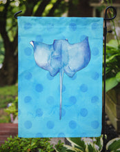 Load image into Gallery viewer, Sting Ray Blue Polkadot Garden Flag - Outdoor Decorative Yard Flag BB8236GF
