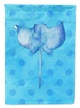 Load image into Gallery viewer, Sting Ray Blue Polkadot Garden Flag - Outdoor Decorative Yard Flag BB8236GF