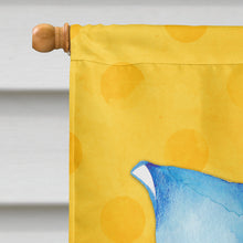 Load image into Gallery viewer, Sting Ray Yellow Polkadot Flag Canvas House Size BB8237CHF