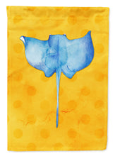Load image into Gallery viewer, Sting Ray Yellow Polkadot Garden Flag - Outdoor Decorative Yard Flag BB8237GF