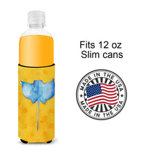 Load image into Gallery viewer, Sting Ray Yellow Polkadot   Hugger for slim cans BB8237MUK
