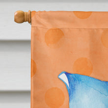 Load image into Gallery viewer, Sting Ray Orange Polkadot Flag Canvas House Size BB8238CHF