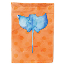 Load image into Gallery viewer, Sting Ray Orange Polkadot Flag Canvas House Size BB8238CHF