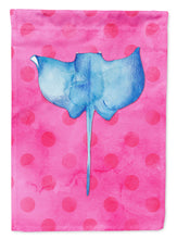Load image into Gallery viewer, Sting Ray Pink Polkadot Garden Flag - Outdoor Decorative Yard Flag BB8239GF