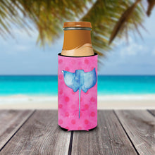 Load image into Gallery viewer, Sting Ray Pink Polkadot   Hugger for slim cans BB8239MUK