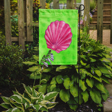 Load image into Gallery viewer, Pink Sea Shell Green Polkadot Garden Flag - Outdoor Decorative Yard Flag BB8240GF