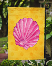 Load image into Gallery viewer, Pink Sea Shell Yellow Polkadot Garden Flag - Outdoor Decorative Yard Flag BB8242GF