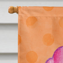 Load image into Gallery viewer, Pink Sea Shell Orange Polkadot Flag Canvas House Size BB8243CHF