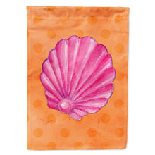 Load image into Gallery viewer, Pink Sea Shell Orange Polkadot Flag Canvas House Size BB8243CHF