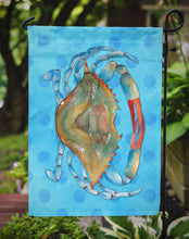Load image into Gallery viewer, Blue Crab Blue Polkadot Garden Flag - Outdoor Decorative Yard Flag BB8246GF