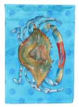 Load image into Gallery viewer, Blue Crab Blue Polkadot Garden Flag - Outdoor Decorative Yard Flag BB8246GF