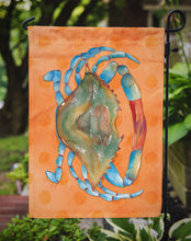 Load image into Gallery viewer, Blue Crab Orange Polkadot Garden Flag - Outdoor Decorative Yard Flag BB8248GF
