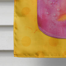 Load image into Gallery viewer, Mason Jar Cocktail Yellow Polkadot Flag Canvas House Size BB8252CHF