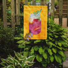 Load image into Gallery viewer, Mason Jar Cocktail Yellow Polkadot Garden Flag - Outdoor Decorative Yard Flag BB8252GF