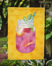 Load image into Gallery viewer, Mason Jar Cocktail Yellow Polkadot Garden Flag - Outdoor Decorative Yard Flag BB8252GF