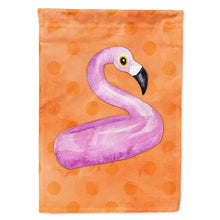 Load image into Gallery viewer, Flamingo Floaty Orange Polkadot Flag Canvas House Size BB8258CHF