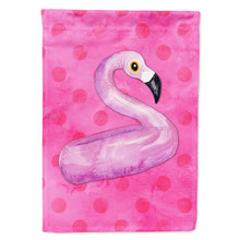 Load image into Gallery viewer, Flamingo Floaty Pink Polkadot Flag Canvas House Size BB8259CHF