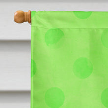Load image into Gallery viewer, Message in a Bottle Green Polkadot Flag Canvas House Size BB8260CHF
