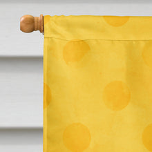 Load image into Gallery viewer, Message in a Bottle Yellow Polkadot Flag Canvas House Size BB8262CHF