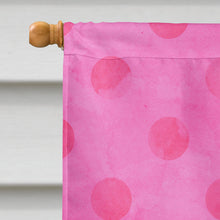 Load image into Gallery viewer, Message in a Bottle Pink Polkadot Flag Canvas House Size BB8264CHF