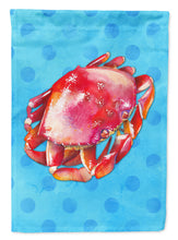 Load image into Gallery viewer, Crab Blue Polkadot Garden Flag - Outdoor Decorative Yard Flag BB8266GF