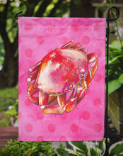 Load image into Gallery viewer, Crab Pink Polkadot Garden Flag - Outdoor Decorative Yard Flag BB8269GF