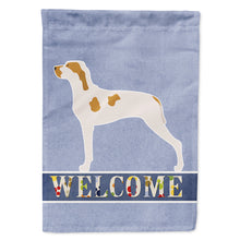 Load image into Gallery viewer, Ariege Pointer Welcome Flag Canvas House Size BB8272CHF