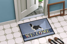 Load image into Gallery viewer, English Springer Spaniel Welcome Doormat - 18x27 Decorative Floor Mat – Indoor/Outdoor Rug with Artistic Flair BB8273MAT